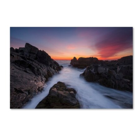 Trademark Fine Art Michael Blanchette Photography 'Granite Arrows' Canvas Art, 12x19 ALI2095-C1219GG